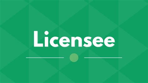 Licensee:.