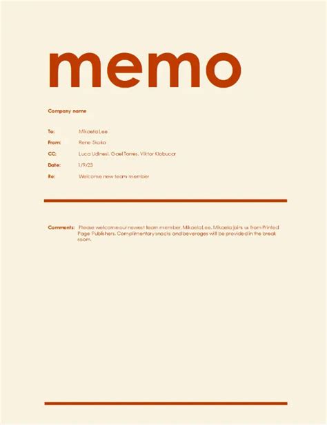 MEMO.
