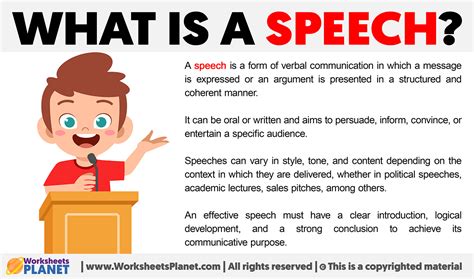 Speech.