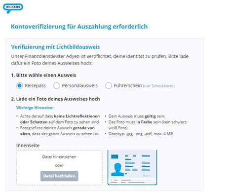 kontoverifizierung.