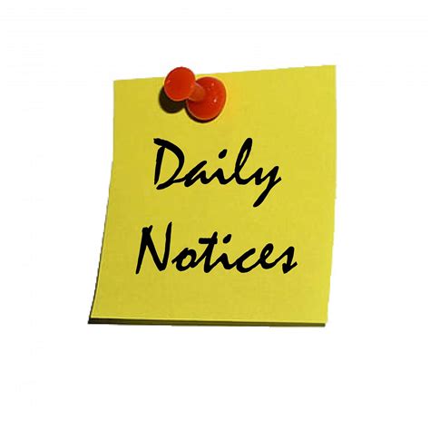 notices.
