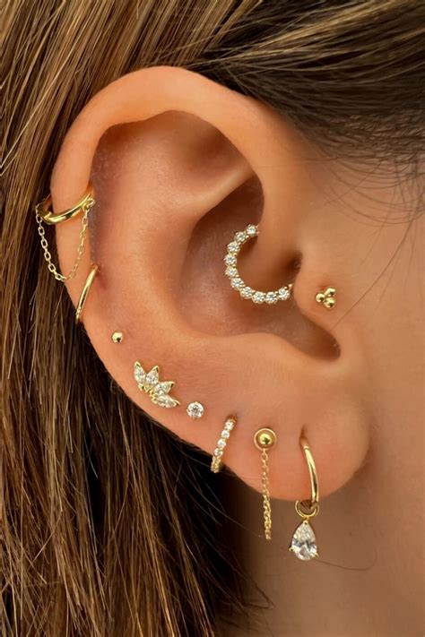 pierced.