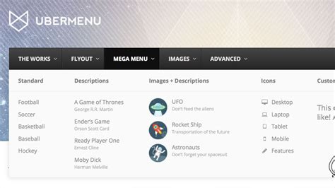 ubermenu