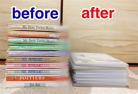 アルバムの収納方法.