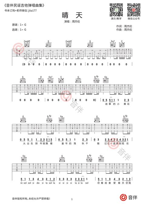 吉他谱.